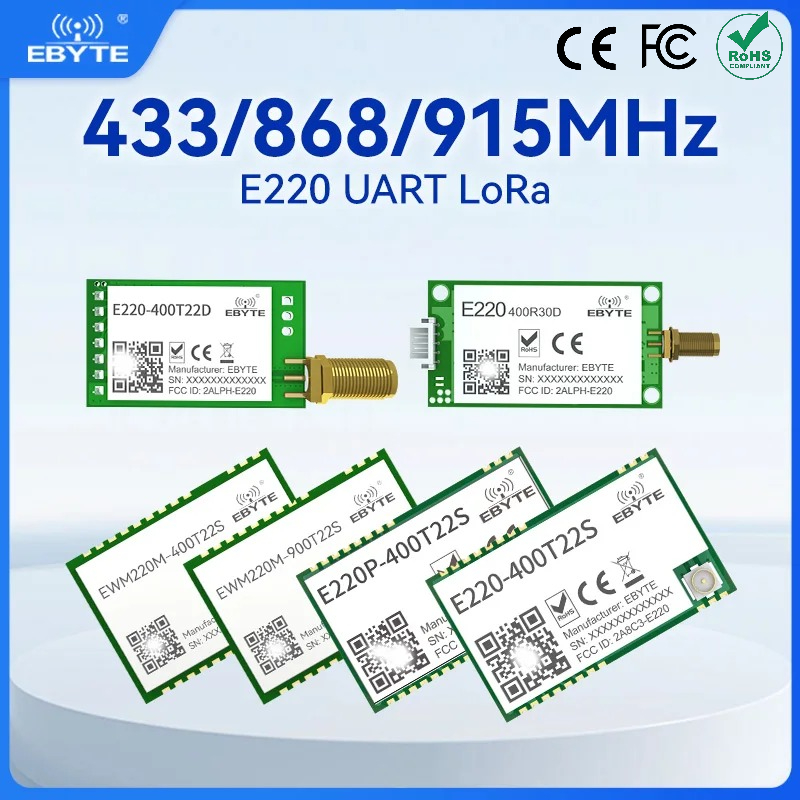 433Mhz Receiver Module - LLCC68 LoRa Module UART 433MHz 868MHz
