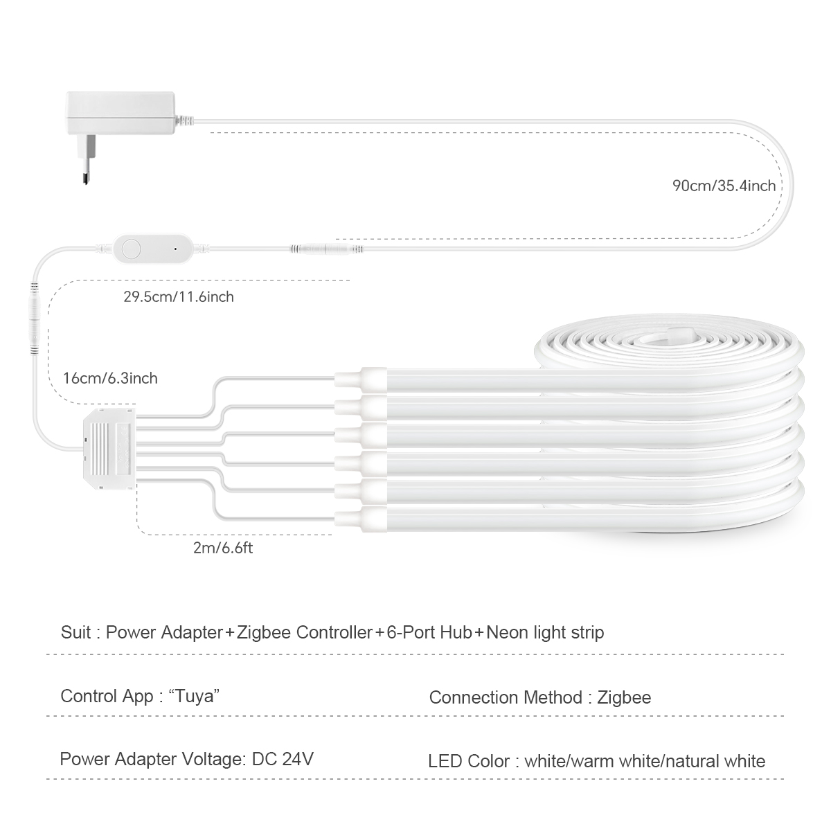 Zigbee Wifi Neon Acoustic Wall - Zigbee Coordinator Stick recension och pris