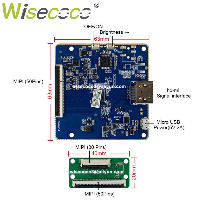 Wisecoco 4 Inch 720x720 LCD Di - Home Automation Raspberry Pi recension och pris