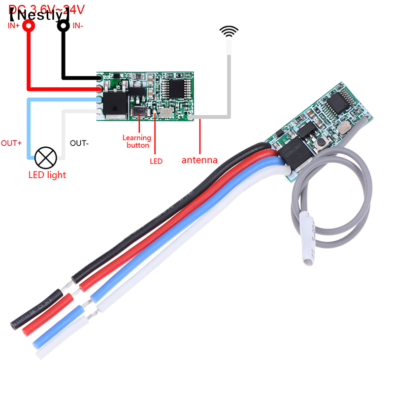 433Mhz 1CH RF Relay Receiver W - 433Mhz Receiver Module recension och pris