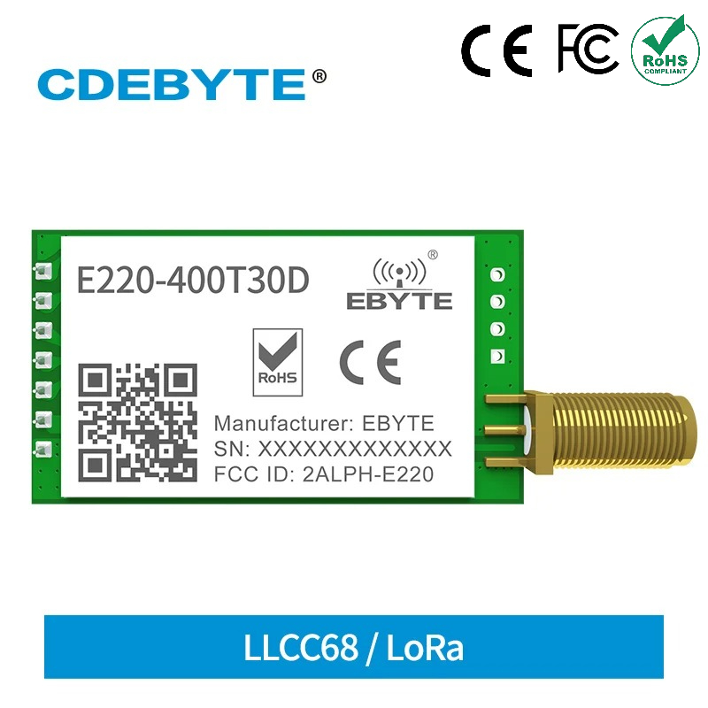 LLCC68 LoRa Wireless Module 43 - 433Mhz Receiver Module recension och pris